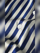 SilkSilky-ES Long Sleeve Lapel Collar Blusas de Mujer video 001