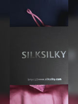 SilkSilky-ES Spaghetti Strap Sweetheart Neck Camisón video 001