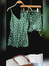 SilkSilky-ES Spaghetti Strap V Neck Conjunto de tirantes video 001