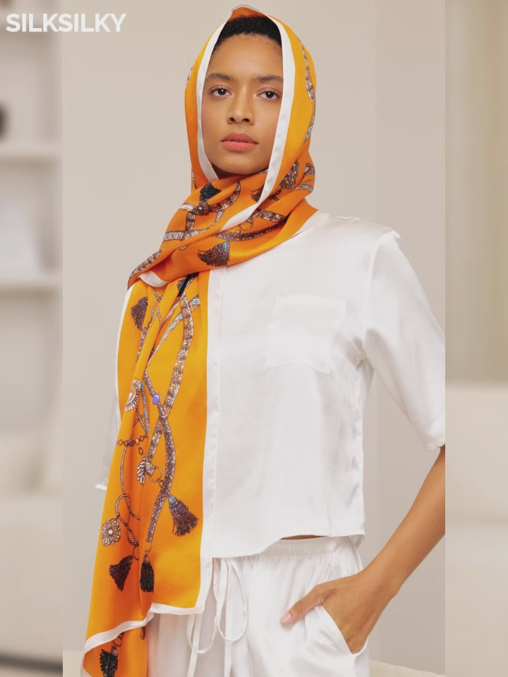 SilkSilky-ES Seda Pura Scarf-video-001