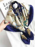 SilkSilky ES Seda Pura Scarf AzulOscuro 003