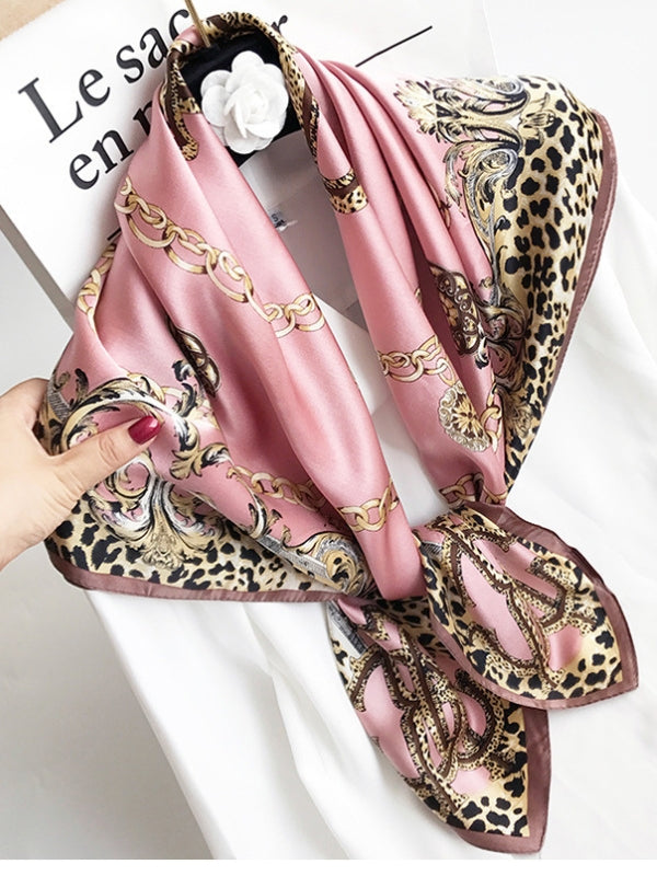 SilkSilky ES Seda Pura Scarf Rosa 003