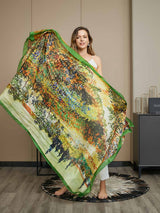 [P072] SilkSilky-ES Seda Pura Scarf 003