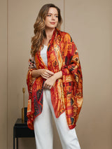 [P073] SilkSilky-ES Seda Pura Scarf 010