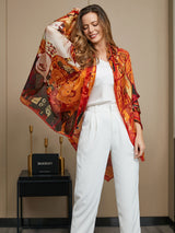 [P073] SilkSilky-ES Seda Pura Scarf 011
