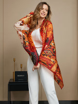 [P073] SilkSilky-ES Seda Pura Scarf 012