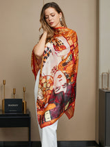 [P073] SilkSilky-ES Seda Pura Scarf 013