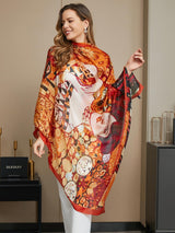 [P073] SilkSilky-ES Seda Pura Scarf 014