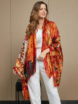 [P073] SilkSilky-ES Seda Pura Scarf 015