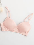 SilkSilky ES Tejido de seda Bra Rosa 010