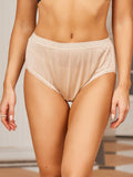 SilkSilky ES Tejido de seda Panty Beige 001