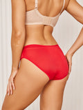 SilkSilky ES Tejido de seda Panty Rojo 002