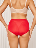 SilkSilky ES Tejido de seda Panty Rojo 005