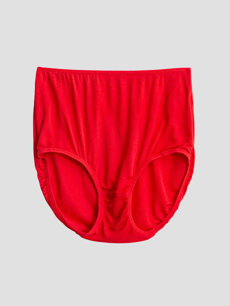 SilkSilky ES Tejido de seda Panty Rojo 006